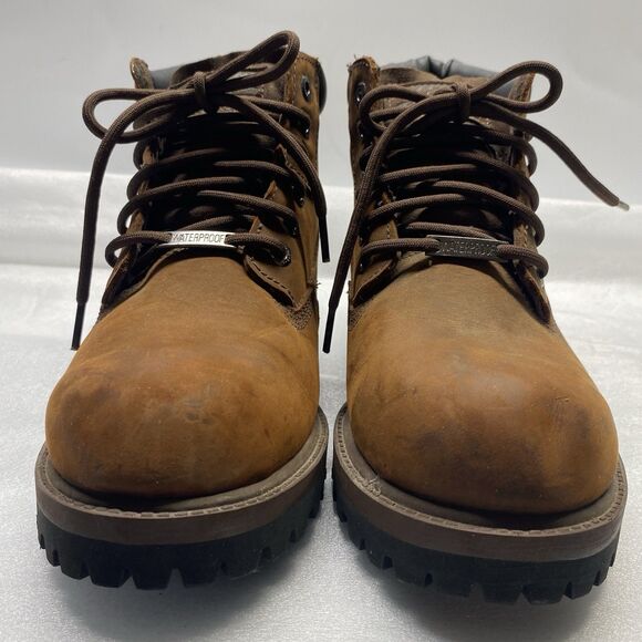 Skechers Sergeants Verdict Leather Waterproof Boots Mens 10.5 Brown Memory main image 9